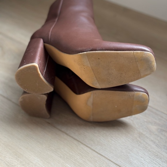 Brown Ankle Booties - Picture 8 of 9